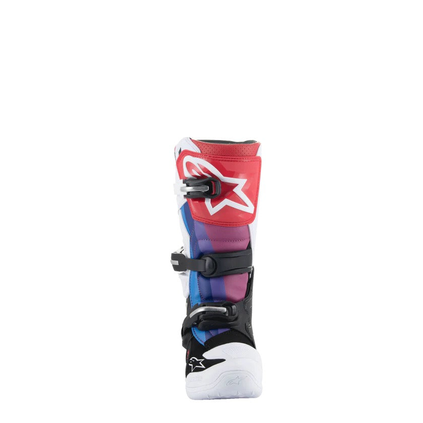 Alpinestars mx laarzen tech 7S jeugd wit/zwart/regenboog