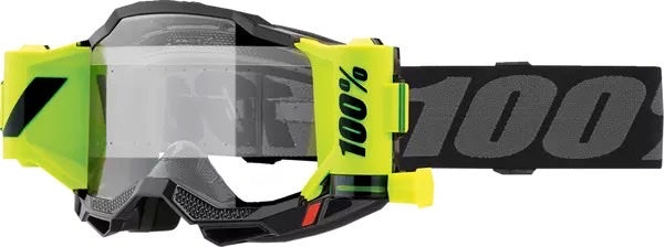 100 % Accuri 2 Forecast Roll Off Motocross-Brille Schwarz (45 mm Roll Off)