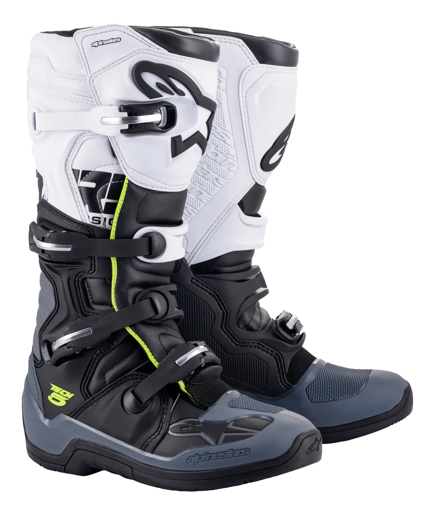 Alpinestars mx laarzen Tech 5 zwart / donkergrijs / wit