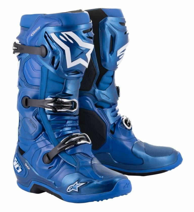 Alpinestars Tech 10 MX-Stiefel Blau (Kollektion 2023)