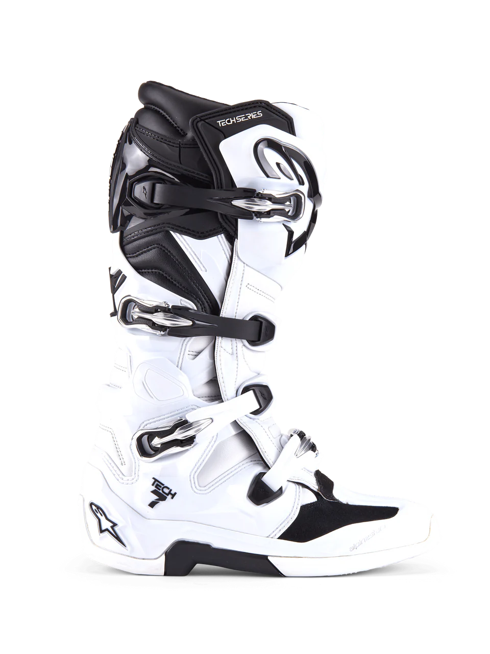 Alpinestars Tech 7 MX-Stiefel weiß/schwarz (2025)