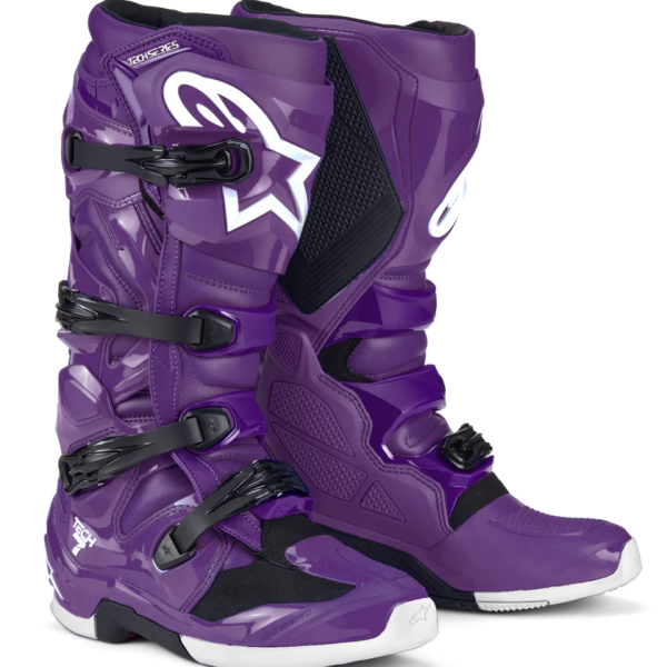 Alpinestars Tech 7 MX-Stiefel Lila (2025)
