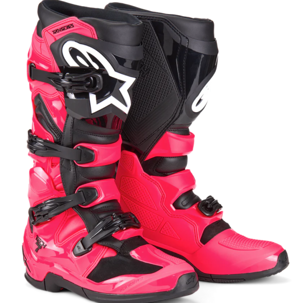 Alpinestars Tech 7 MX-Stiefel Diva Pink/Schwarz (2025)