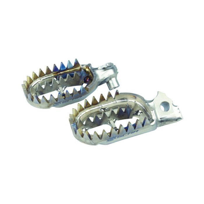 Scar titanium voetsteunen Kawasaki KX250F 06-.. KX450F 07-..