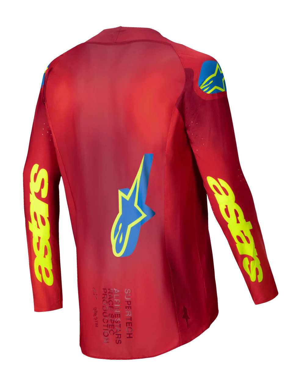 Alpinestars Supertech Maker cross pak - Bright Red / Yellow Fluo