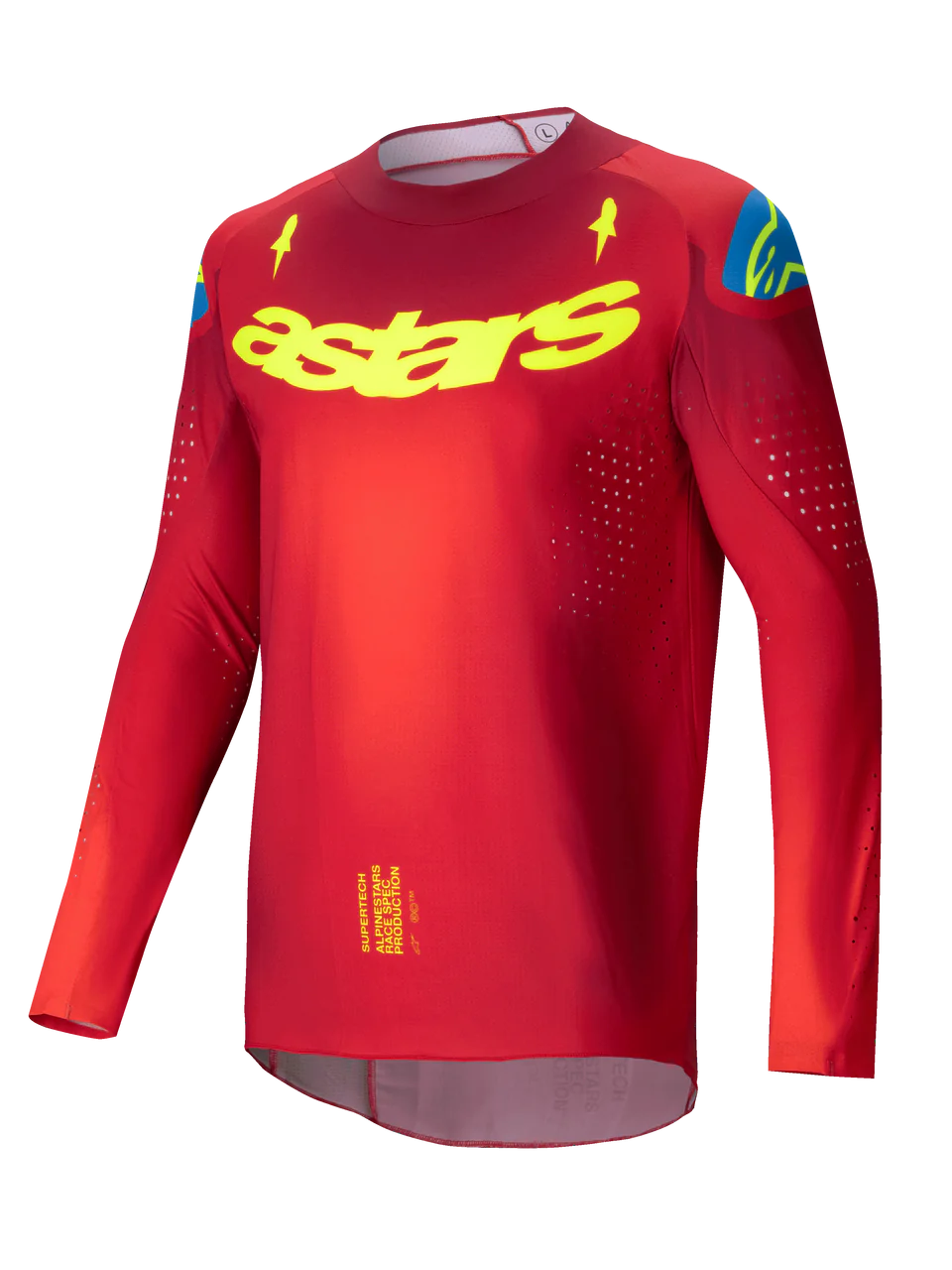 Alpinestars Supertech Maker cross pak - Bright Red / Yellow Fluo
