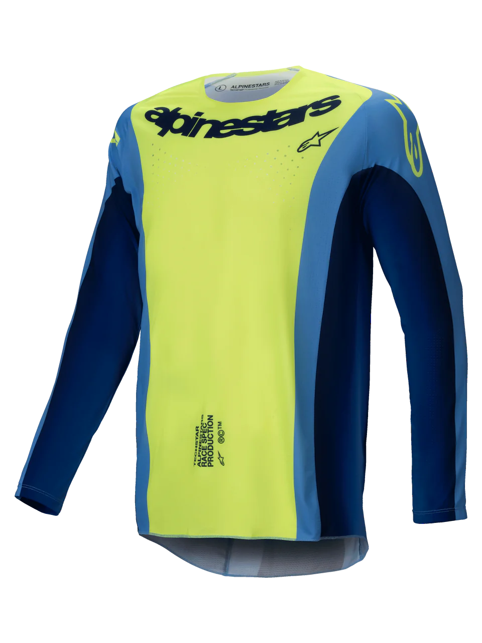 Alpinestars Techstar Melt cross pak - Yellow Fluo / Blue