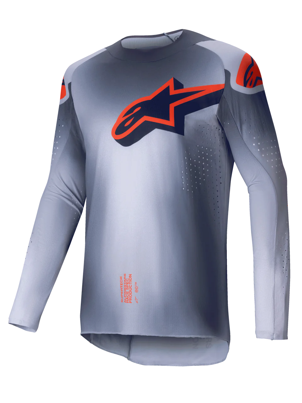 Alpinestars Supertech Lupin cross pak - Gray / Orange Fluo