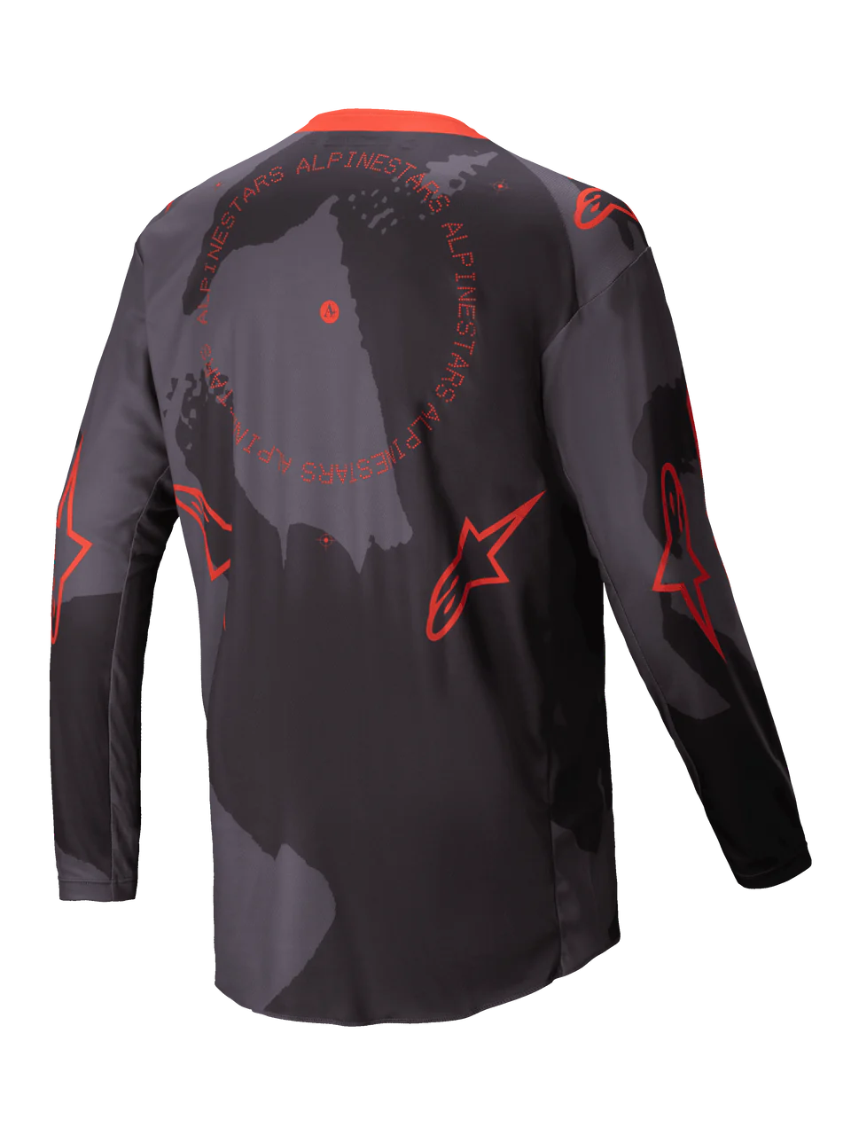 Alpinestars Racer Hollow cross pak - Gray Camo / Orange Fluo