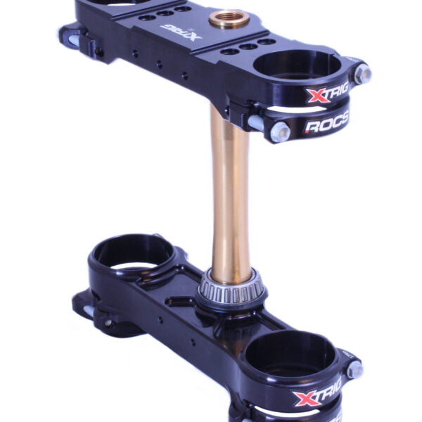 X-Trig Rocs offset 22mm kroonplaten zwart - KTM / Husqvarna / GasGas 23-25