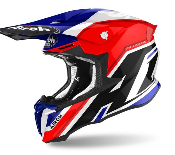Airoh Motocross-Helm Twist 2.0 Shaken Blue