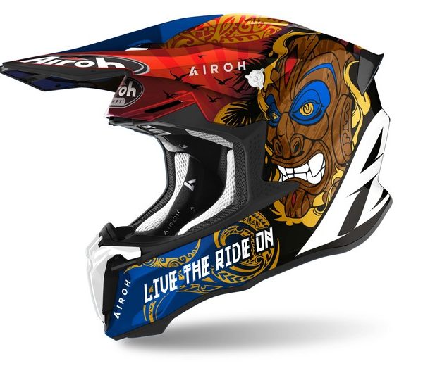 Airoh Motocross-Helm Twist 2.0 Tiki Gloss