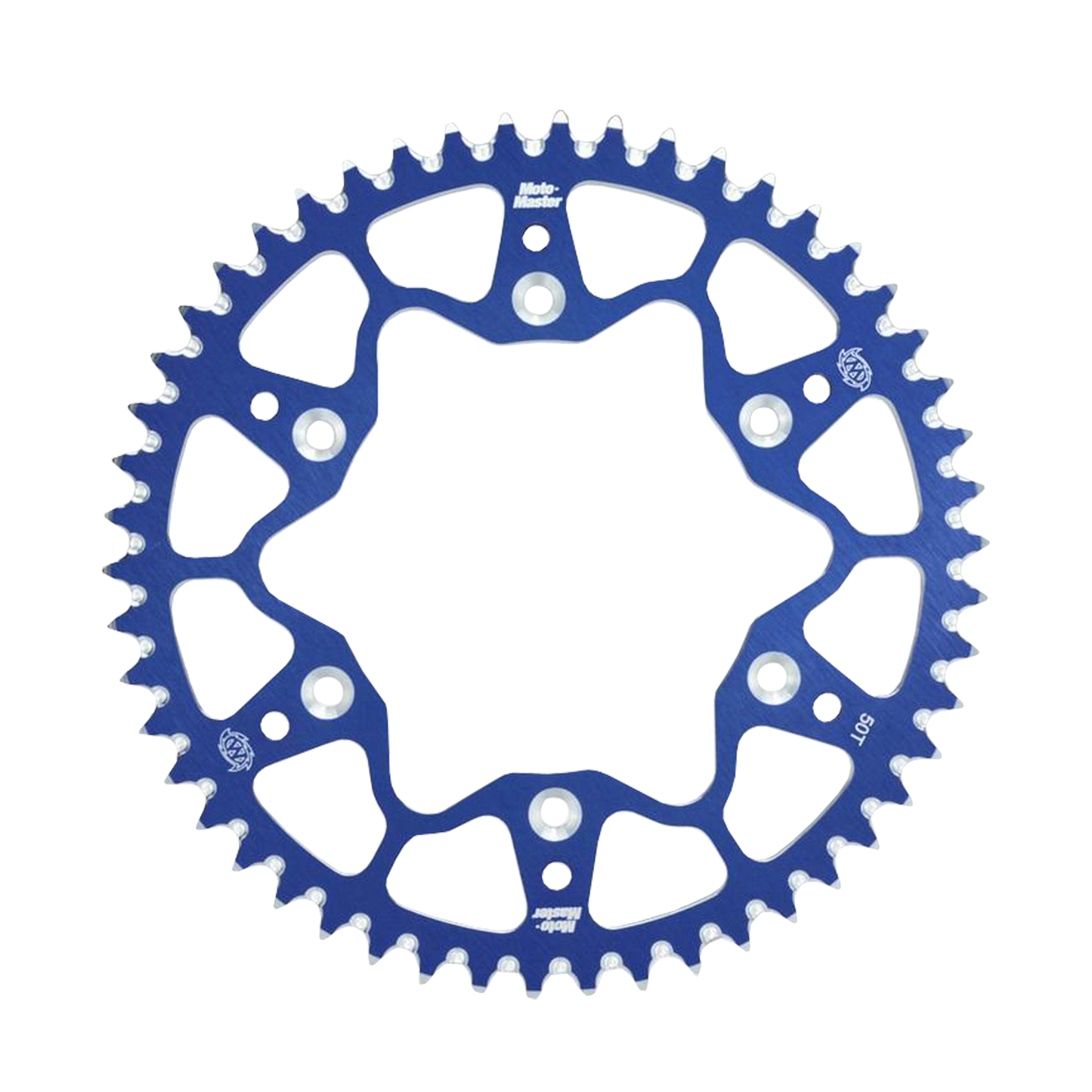 MotoMaster 7075 Aluminium achtertandwiel blauw (428) - KTM / Husqvarna / GasGas
