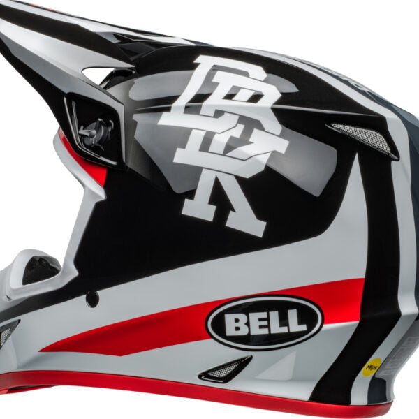 BELL MX-9 Mips Twitch DBK Helmet Black / White (2024 Collection)