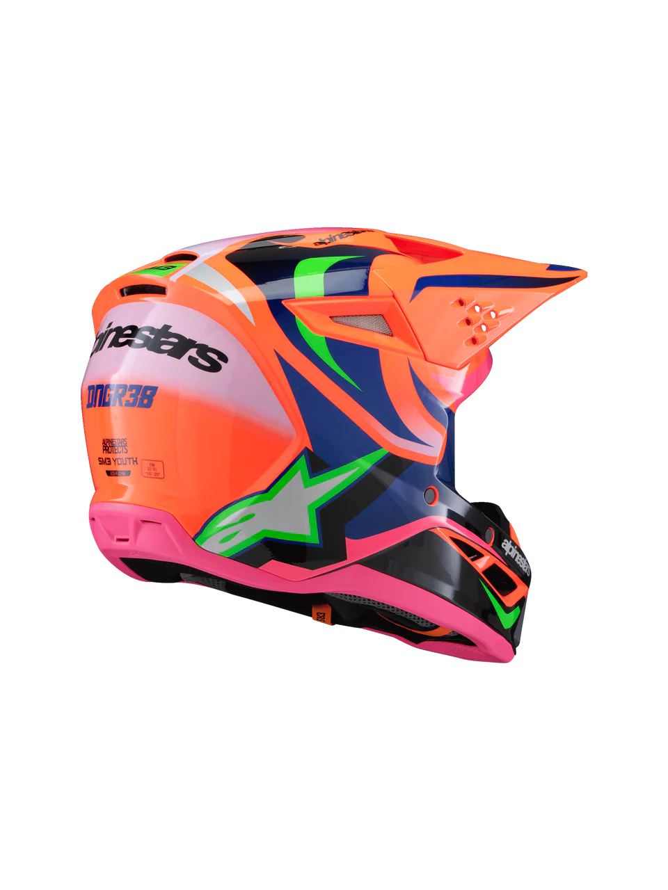 Alpinestars S-M3 Jeugd Deegan crosshelm