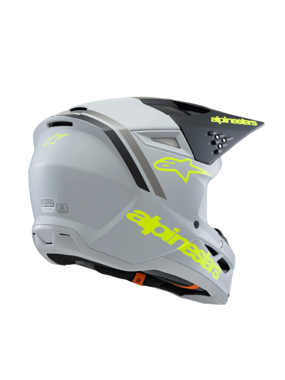 Alpinestars S-M3 Jeugd Radium crosshelm
