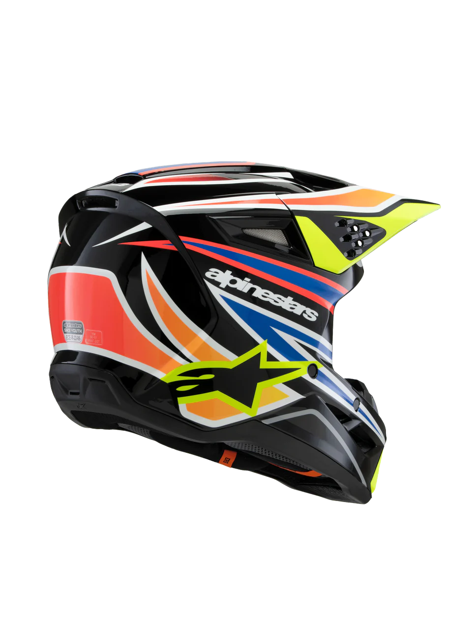 Alpinestars S-M3 Jeugd Wurx crosshelm