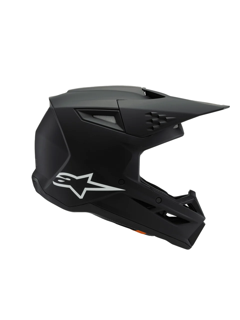 Alpinestars S-M3 Jeugd Solid Black Matte crosshelm