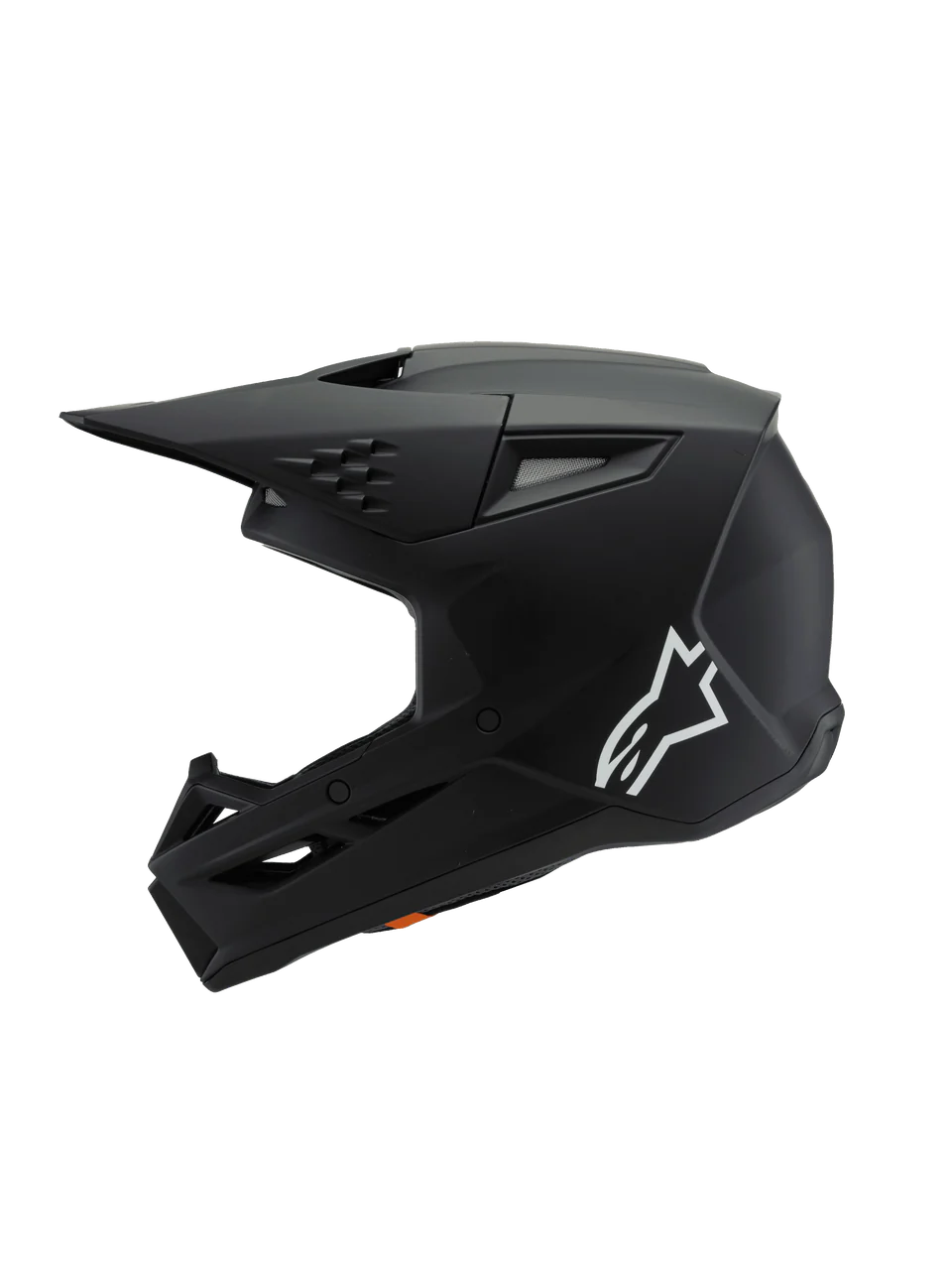 Alpinestars S-M3 Jeugd Solid Black Matte crosshelm