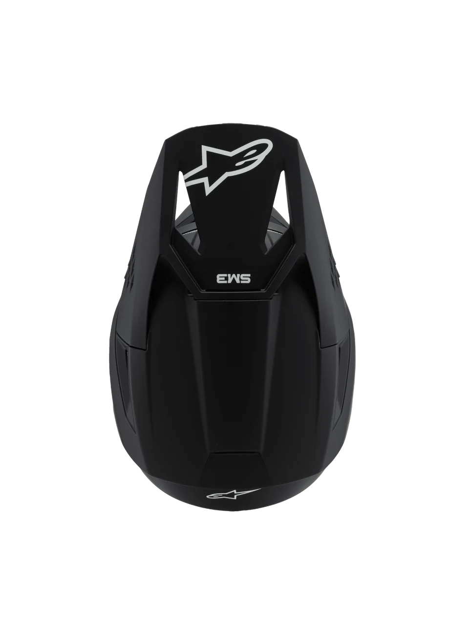 Alpinestars S-M3 Jeugd Solid Black Matte crosshelm