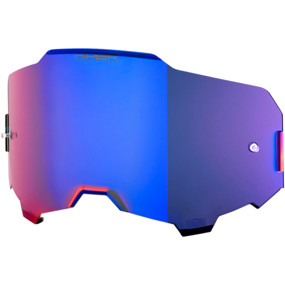 100 % spiegelblaue Linse für 100 % Armega Hiper Motocross-Brille