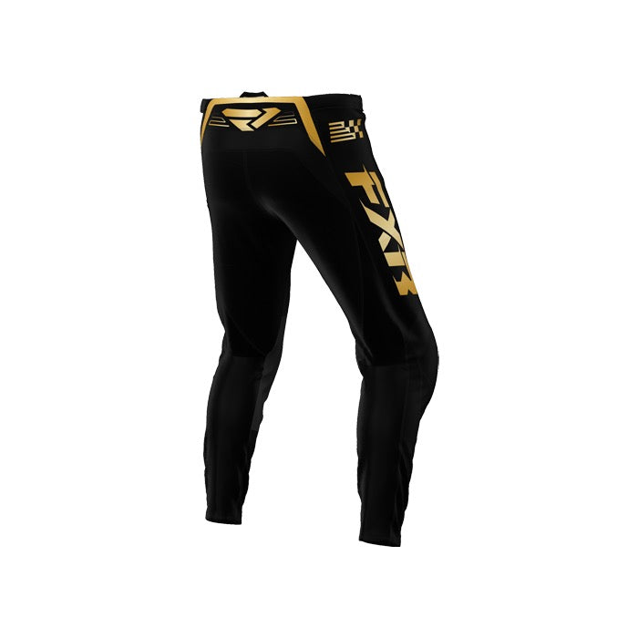 FXR Clutch cross broek - Black/Gold (2025)