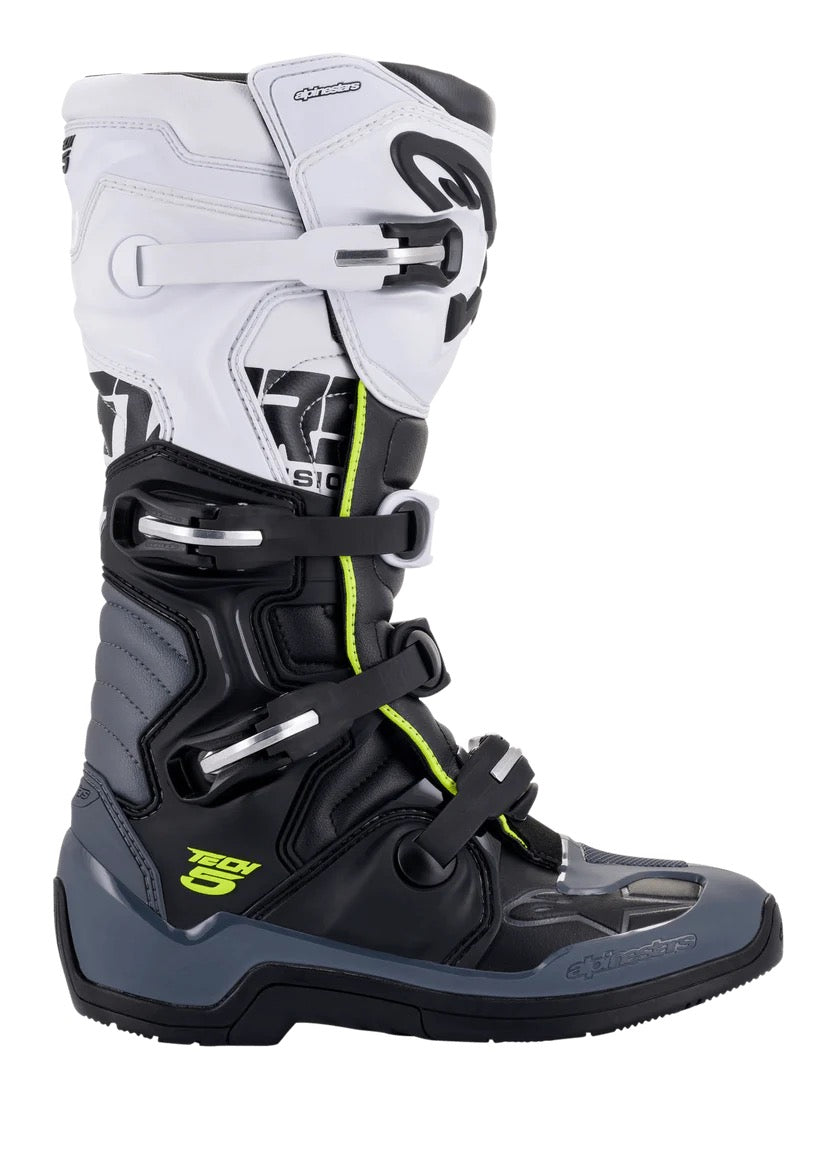 Alpinestars mx laarzen Tech 5 zwart / donkergrijs / wit