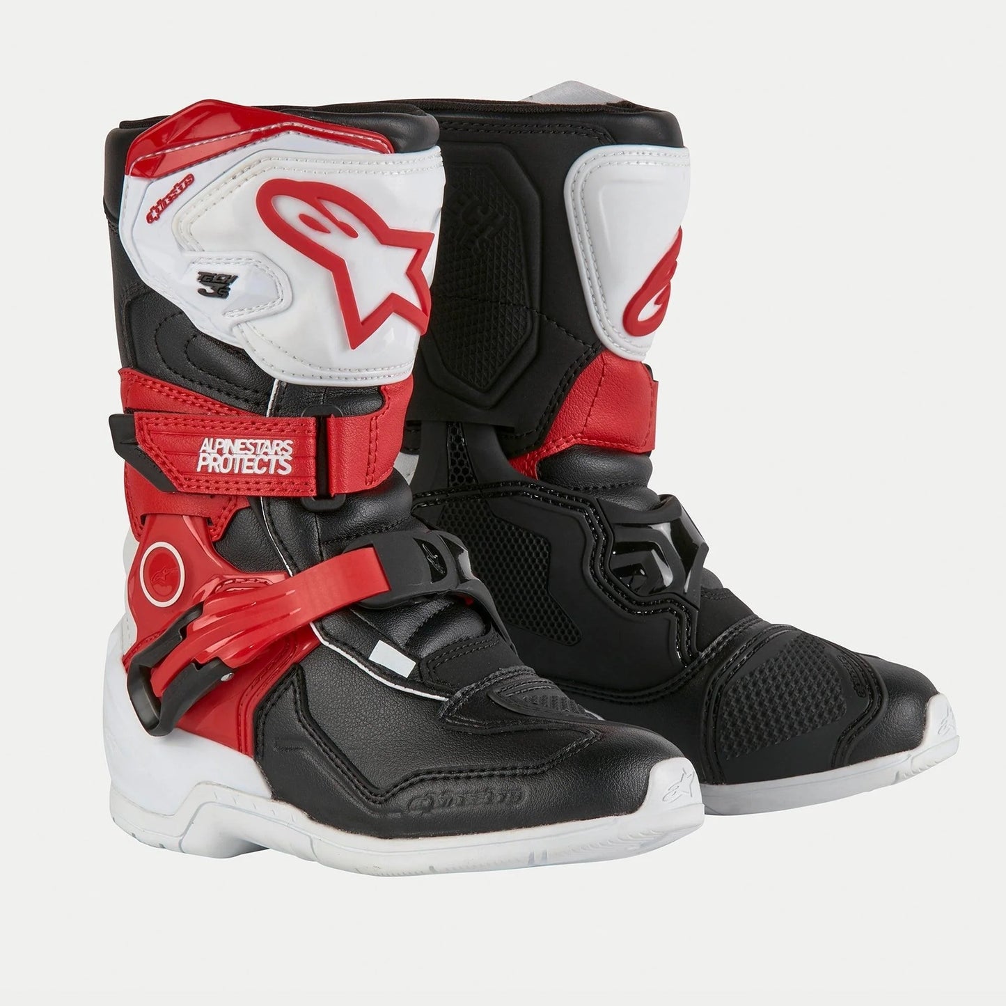 Alpinestar mx laarzen Tech 3s kids rood / zwart