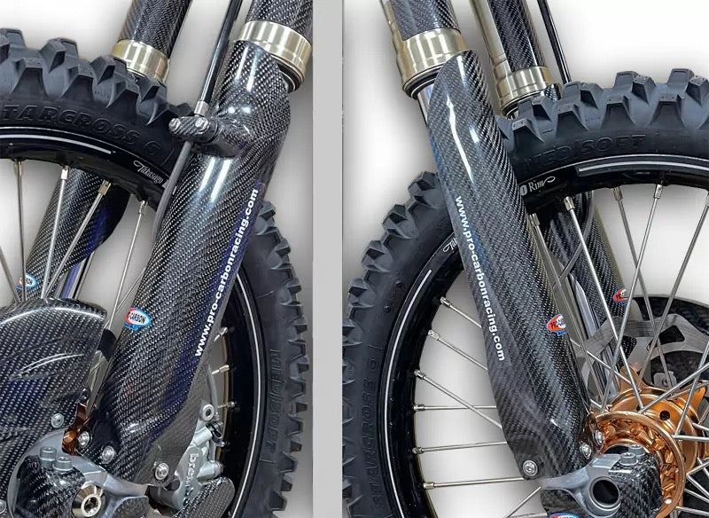 Pro Carbon voorvork beschermers Stark Varg