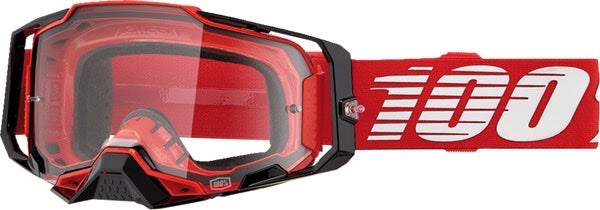 100% Armega Crossbril Red – Clear lens (2024 collection)