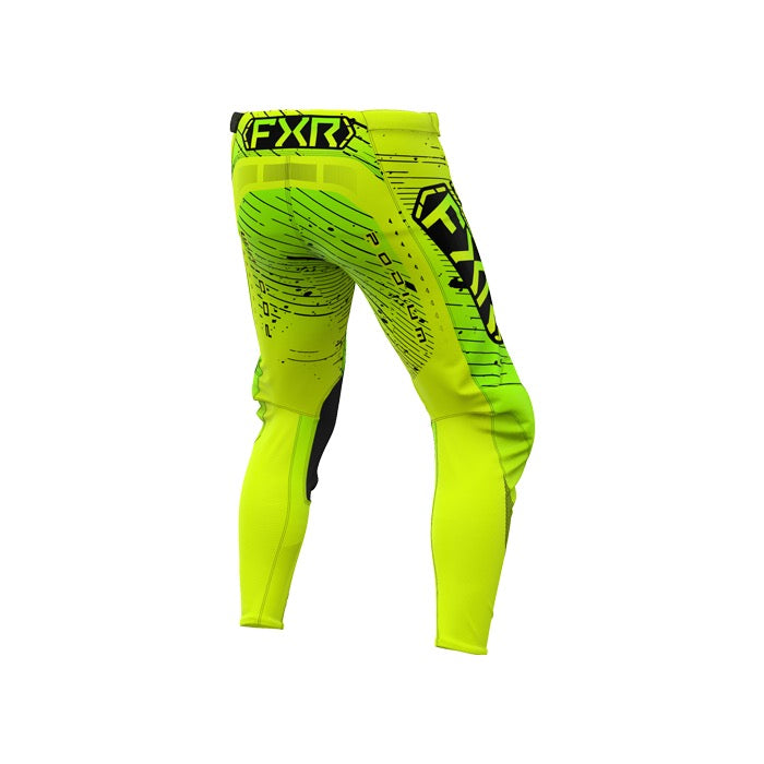 FXR Podium cross broek - Black / Hivis / Lime (2025)