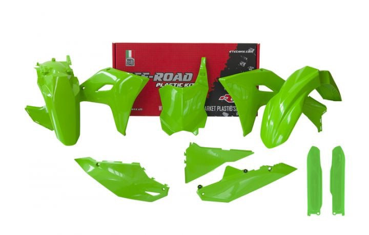 Racetech full plastic kit Groen Kawasaki KX 250 2025 & KX 450 2024