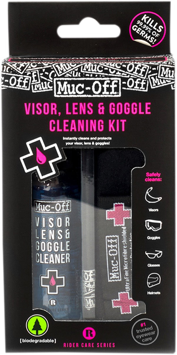 MUC-OFF Visor, Lens cleaning kit V2