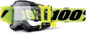 100 % Accuri 2 Forecast Roll Off Motocross-Brille Fluorgelb/Schwarz (45 mm Roll Off)