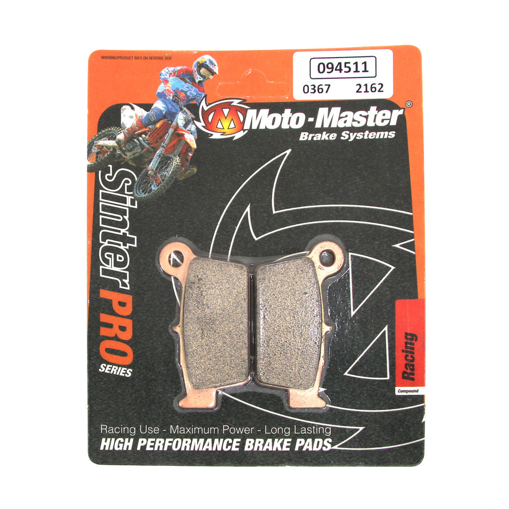 MotoMaster remblokken - Achterzijde - Racing - Yamaha / Kawasaki / Suzuki / Beta / TM / GasGas / Fantic
