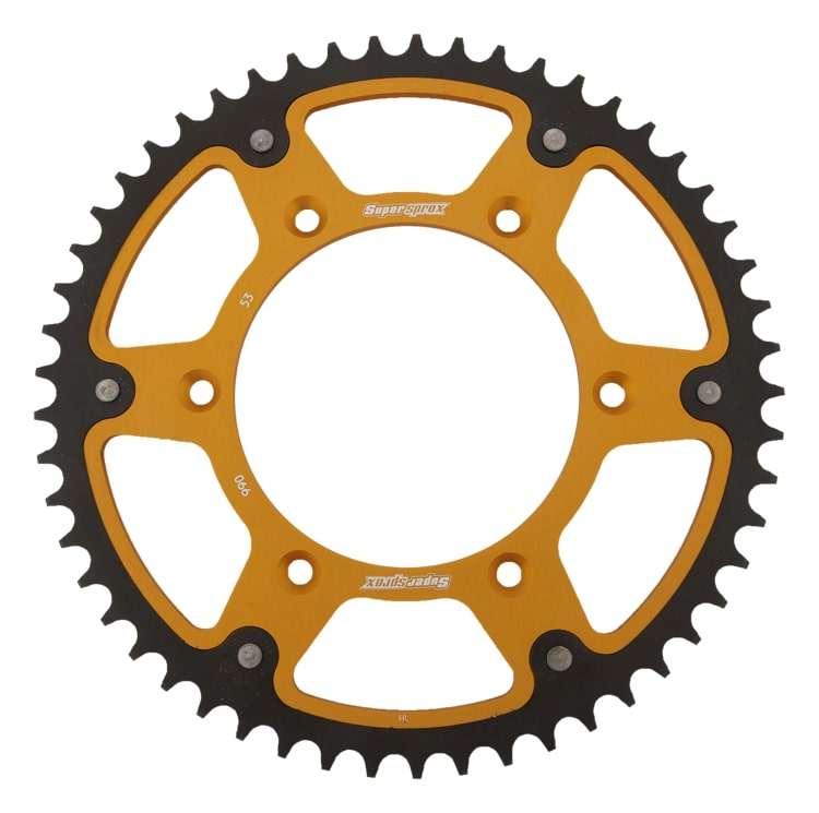 Supersprox staal/ aluminium achtertandwiel goud - KTM / GasGas / Husqvarna