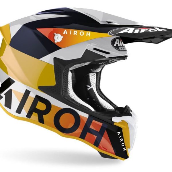 Airoh Motocross-Helm Twist 2.0 Lift Weiß / Blau