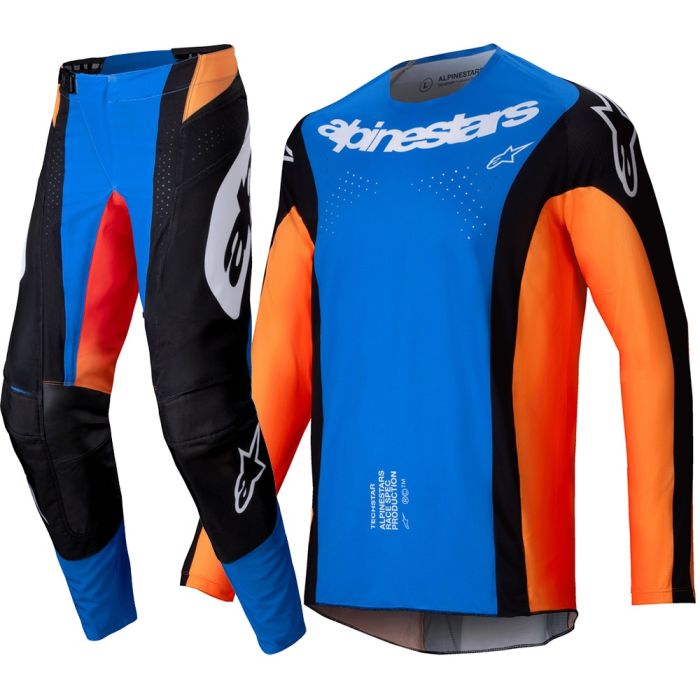 Alpinestars Techstar Melt cross pak (2025) - Oranje / Blauw