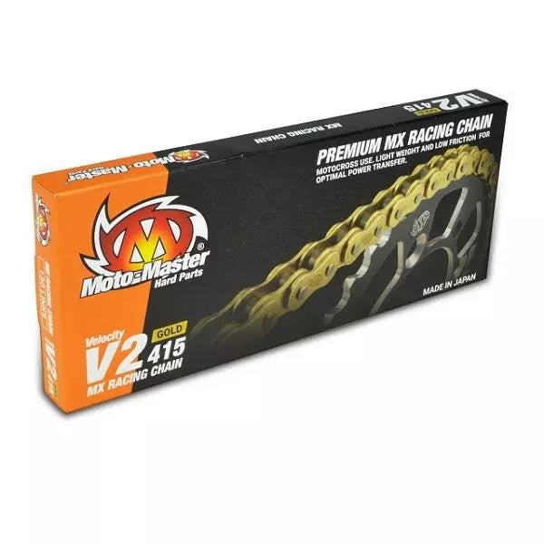 MotoMaster V2 ketting - 415 x 130 Links - Goud