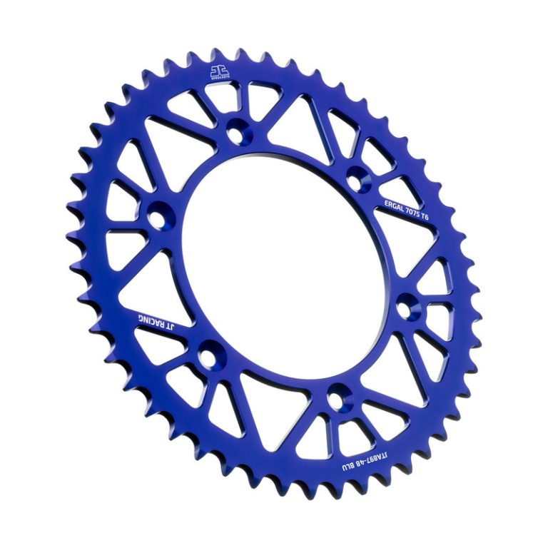 JT Sprockets aluminium achtertandwiel blauw - KTM / GasGas / Husqvarna