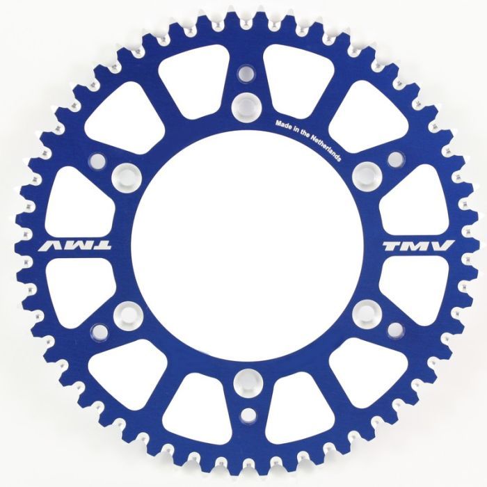 TMV aluminium achtertandwiel blauw - KTM / GasGas / Husqvarna / Beta