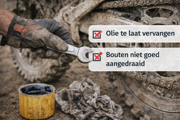 Veelgemaakte fouten bij het onderhouden van een motorcross motor