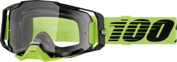100% Armega Crossbril Neon Yellow – Clear lens (2024 collection)