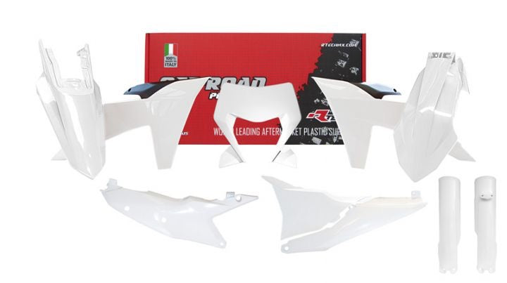 Racetech plastic kit Wit ( volledige kit ) KTM EXC/EXC-F 250/300/350/450/500 2024