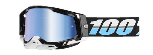 100% Racecraft 2 Arkana crossbril – Blauwe Spiegel Lens