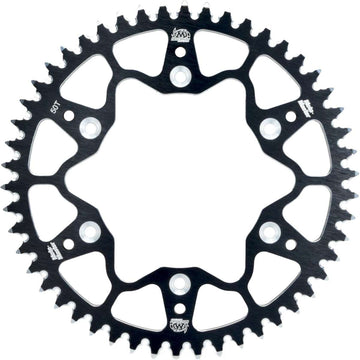 MotoMaster 7075 Aluminium achtertandwiel zwart - TM
