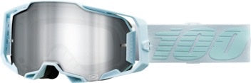 100% Armega Cross Goggles Fargo – Silver mirror lens (2024 collection)