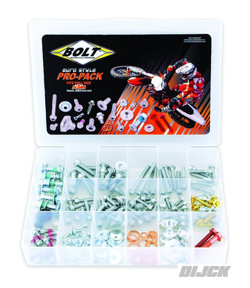 BOLT Pro-Pack EURO Style KTM & Husaberg SX125 10-26 / SX150 10-26 / SX250 10-26 / SX300 10-15 / SX505 10-13 / SXF250 10-26 / SXF350 10-26 / SXF450 10-26 / SXF500 19 / MC125 21-26