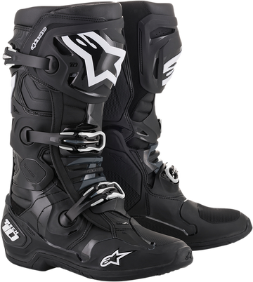 Alpinestars Tech 10 MX-Stiefel Schwarz