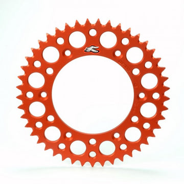 Renthal aluminum rear sprocket orange - KTM / GasGas / Husqvarna 